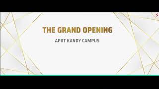 APIIT Kandy Campus Grand Opening [upl. by Zohara]