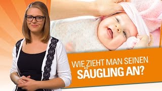 Wie zieht man seinen Säugling an  Hebamme Swantje wird das Baby schon schaukeln [upl. by Zipah]