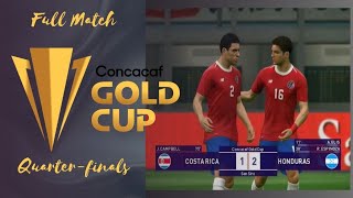 PES 2018  Costa Rica vs Honduras  Concacaf Gold Cup Quarterfinals  Gembox Patch 2021  PS3 [upl. by Debby119]