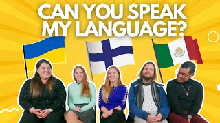 Foreigners Try Pronouncing The Hardest Words In Different Languages [upl. by Gorges315]