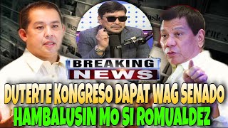 BEN TULFO INUTUSAN SI PRRD❗HAMBALUSIN MO SI ROMUALDEZ❗ [upl. by Barcot]