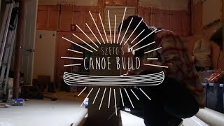 Szetos Canoe Build  Ep 1 Unboxing the Bear Mountain Canoe Kit and Building the Strongback [upl. by Haela]