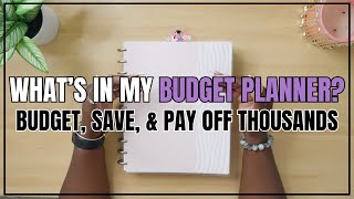 WHATS IN MY BUDGET BOOK  BUDGET SAVE amp PAY OFF THOUSANDS [upl. by Imoyik]