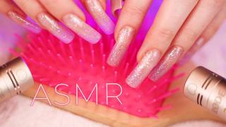 ASMR Hairbrushes  Treats your ears 🤤 No talking [upl. by Leamhsi]