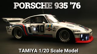 PORSCHE93576 LEMANS 40  TAMIYA KIT 120 [upl. by Ignazio]