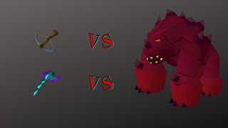 Rune crossbow comparison to toxic blowpipe VS Jad  OSRS [upl. by Edijabab402]