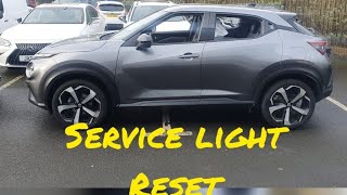 Nissan Juke10 DIGT F16 20192021 Service light reset [upl. by Harms]