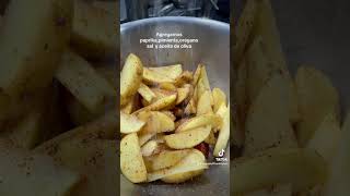 Papas fritas receta facil food mexicanfood mexicancuisine mexicanfoodlover recetas papa [upl. by Terrye]