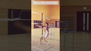 Volleyball jump steps 😜😜 how to jump in volleyball 🔥🔥 Volleyball spike volleyball volley shorts [upl. by Tat]