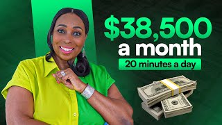 This Simple Side Hustle Earns 38500Month in Just 20 Minutes Daily [upl. by Aniretac]