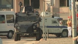 Heavy police presence in Istanbuls Taksim Square after clashes [upl. by Samale947]