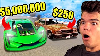 CHEAPEST vs Most EXPENSIVE Car In GTA 5 [upl. by Vudimir]