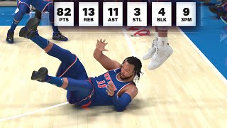 NBA 2K25 My Career  Dropped Brunson With Curry Slide 99 Overall [upl. by Enitsenrae]