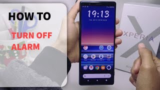 How To Turn Off An Alarm On Sony Xperia [upl. by Nelyak]