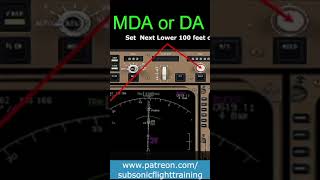 B747400 NONPRECISION APPROACH [upl. by Dlaregztif]