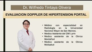 Ecografia Doppler hepatico portal  Dr Wilfredo Tintaya [upl. by Pirri719]