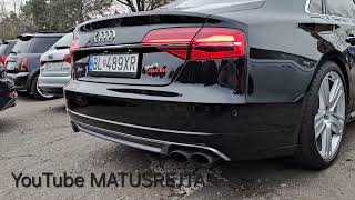 AUDI S8 D4 Facelift 40 TFSI V8 QUATTRO ENGINE REVS SOUND [upl. by Friederike881]