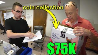 We Bought ALL Of His Coins for 75000 Coin Collection Purchase [upl. by Brinn]