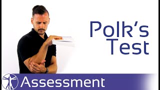 Polks Test  Lateral amp Medial Epicondylalgia [upl. by Netsrejk]