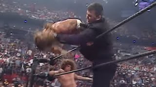 Shane McMahon eliminates Shawn Michaels from the Royal Rumble Match Royal Rumble 2006 [upl. by Nanerb499]