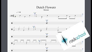 Dutch Flowerz Rockschool Grade 6 Drums [upl. by Lonne926]