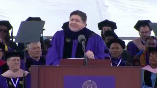 Illinois Governor JB Pritzkers commencement speech at Northwestern University  2023 [upl. by Godiva]