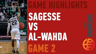 Highlights Sagesse vs AlWahda Syria  WASL GAME 2  14 March 2024 [upl. by Notsud]