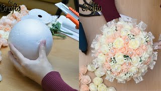 DIY Bridal Flower Bouquet [upl. by Ornstead]