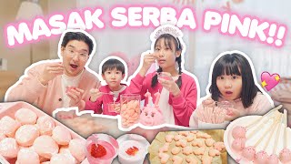 BIKIN MAKANAN SERBA WARNA PINK 🩷 [upl. by Colbert334]