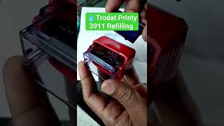 Trodat Printy 3912 ink Refill trodat inkrefill youtubeshorts [upl. by Goodrich]