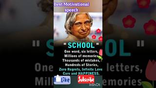 Best Motivational speech by Dr APJ Abdulkalam Sir 🙏school motivation apjabdulkalam trending [upl. by Mae271]