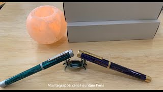 Montegrappa Zero Fountain Pens  Pen Venture Exclusive amp Cityscape [upl. by Randall]