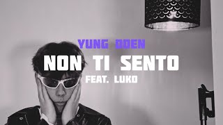 Yung DDen  NON TI SENTO feat Luko Lyrics Video [upl. by Ahsan]