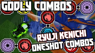 5 GODLY Ryuji Kenichi Combos That Will WIN In Shindo Life  Shindo Life Combos [upl. by Rozella]