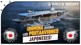 ¡GUÍA COMPLETA para los PORTAAVIONES JAPONESES en WORLD OF WARSHIPS  ¡ACTUALIZADO 2024 [upl. by Nivan241]