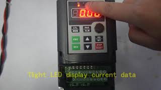 Ecogoo VFD 9000 series 220V 15kw mini size test [upl. by Nanda]