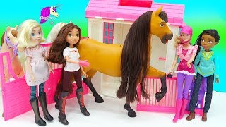 Schleich Stable with Horses Playset For Kids [upl. by Ellenrad]