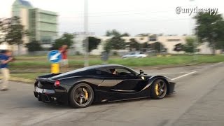 Powersliding and Drifting a Laferrari at the Pagani Factory [upl. by Anaujik]