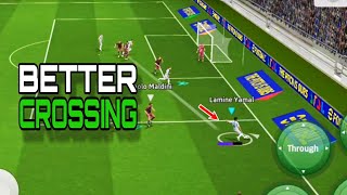 3 Best Crossing Tips 🥶✅  eFootball 2025 Mobile  eFootball Sensei [upl. by Aubyn]