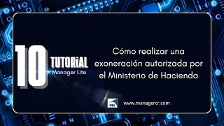 TUTORIAL 10 Cómo realizar exoneraciones del Ministerio de Hacienda [upl. by Romilly]