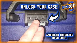 How to Unlock Luggage Forgot Suitcase Combination  American Tourister by Samsonite [upl. by Leidag426]