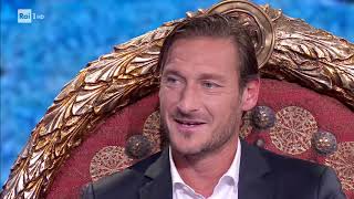 Gli aneddoti di Francesco Totti  Che tempo che fa 23092018 [upl. by Ayhay820]