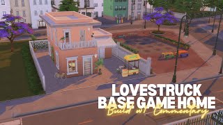 Building a super cute house with just base game and the new Lovestruck expansion pack  The Sims 4 [upl. by Frey]