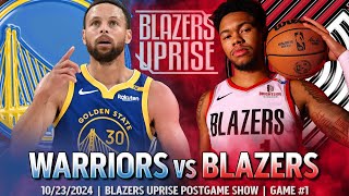 Portland Trail Blazers vs Golden State Warriors Recap  Highlights  Postgame Show [upl. by Ashla]