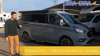 Camper Minivan PANAMA P 10 S vanlife custom 170 cv cambio automatico van ford tourneo custom transit [upl. by Eibur]