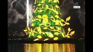 É inaugurada a árvore de Natal da Lagoa no Rio de Janeiro [upl. by Vatsug121]