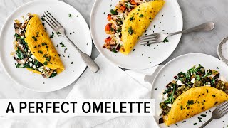 HOW TO MAKE AN OMELETTE  perfect every time [upl. by Merdith201]