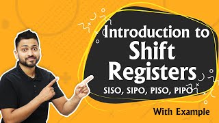 Shift Registers  SISO SIPO PISO PIPO [upl. by Pillyhp638]