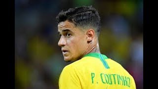 Philippe Coutinho Magic Skills amp Goals For Brazil National Team [upl. by Ahsikam]