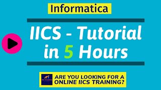 Informatica IICSIDMC Tutorial  Informatica Cloud Tutorial  IICS Full Course [upl. by Remle798]